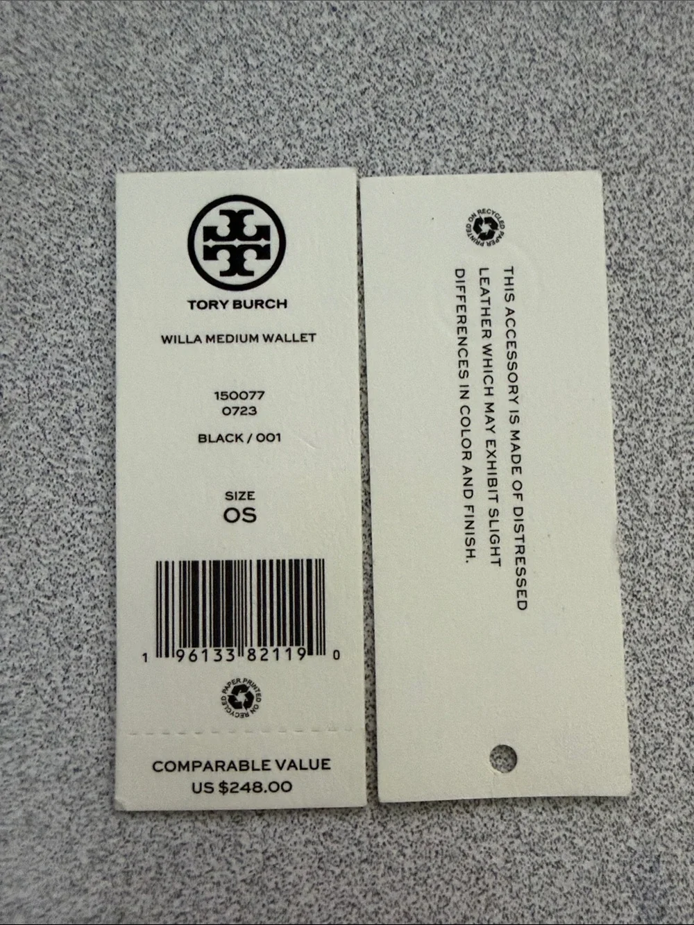 Tory Burch Willa Medium Wallet with Gold Logo